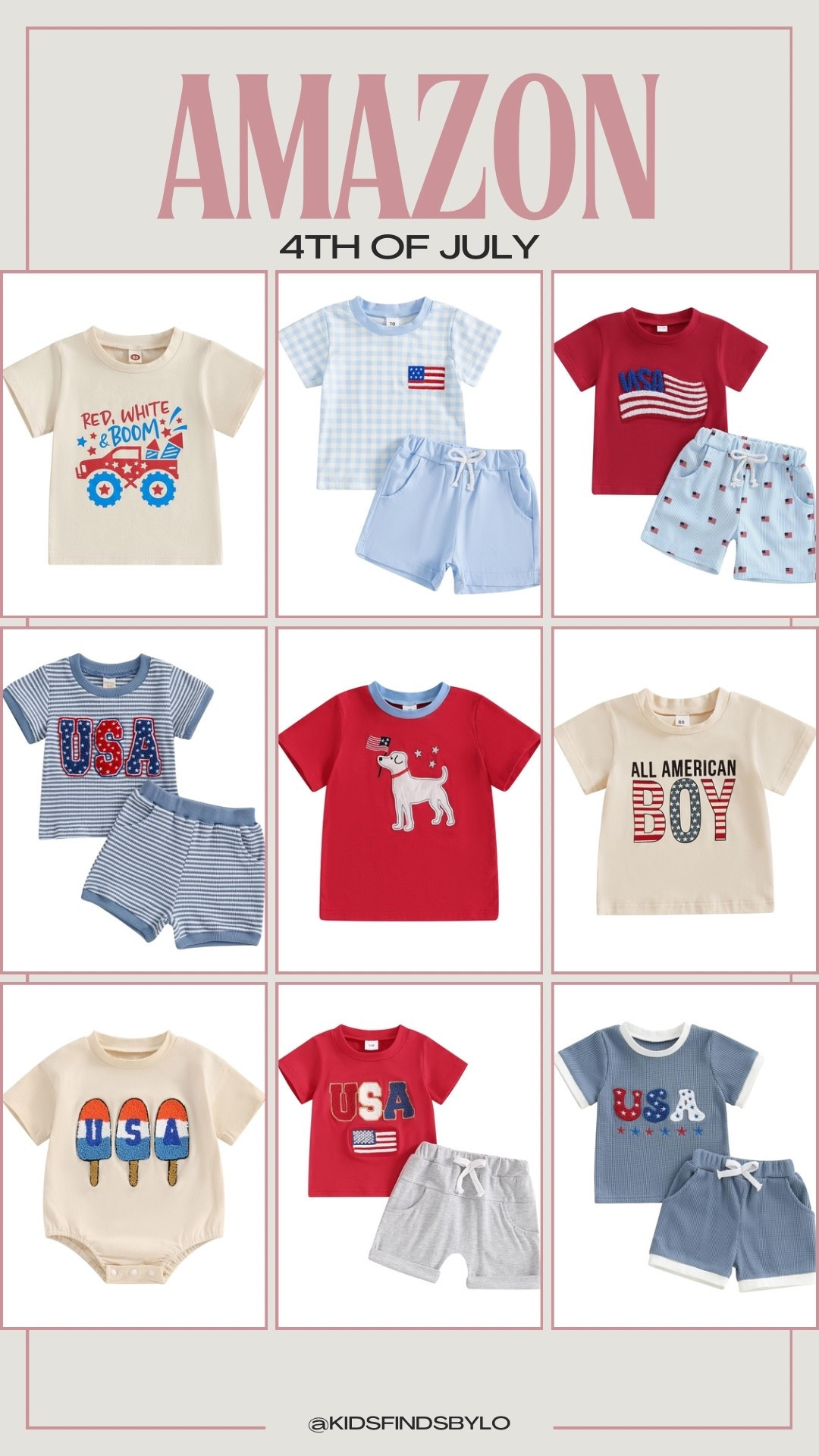 Amazon 4th of July outfits! 

#LTKKids #LTKFamily #LTKBaby