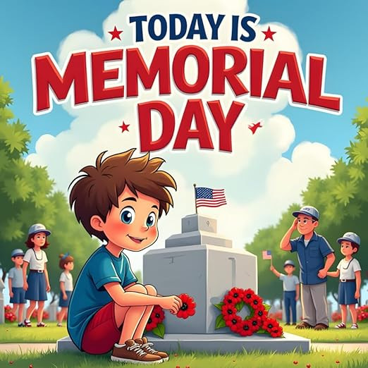 Today is Memorial Day Book For Kids: A Heartwarming Children's Story About Honoring Heroes, Patri... | Amazon (US)