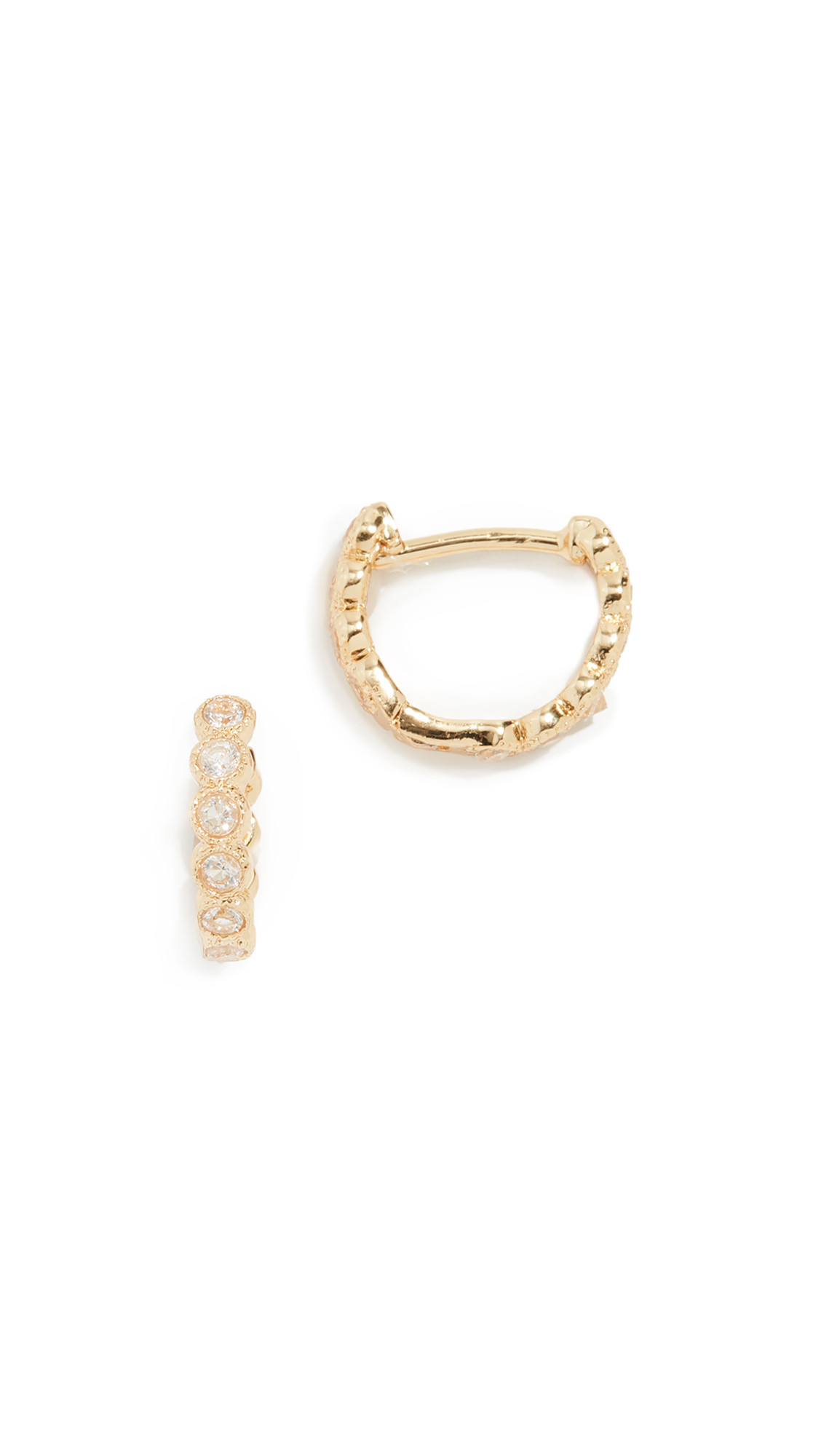 Gorjana Madison Huggie Earrings | Shopbop