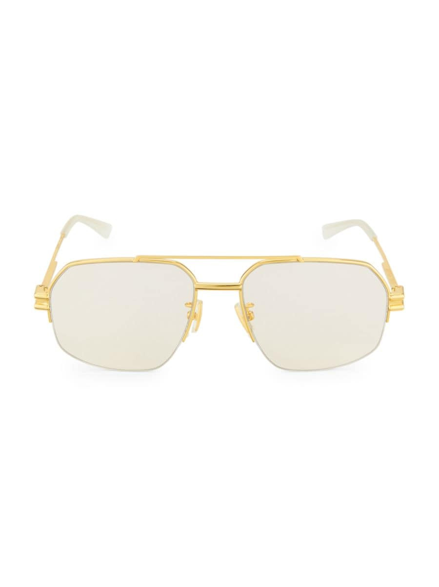 57MM Aviator Optical Glasses | Saks Fifth Avenue