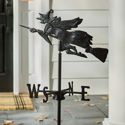 Witch Cast Metal Weathervane | Grandin Road