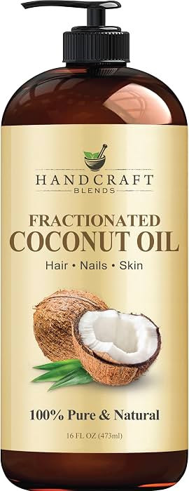Handcraft Blends Fractionated Coconut Oil - 16 Fl Oz - 100% Pure and Natural - Premium Grade Carr... | Amazon (US)