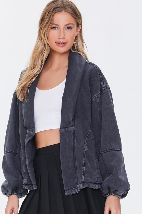 Seamed Mineral Wash Jacket | Forever 21 (US)