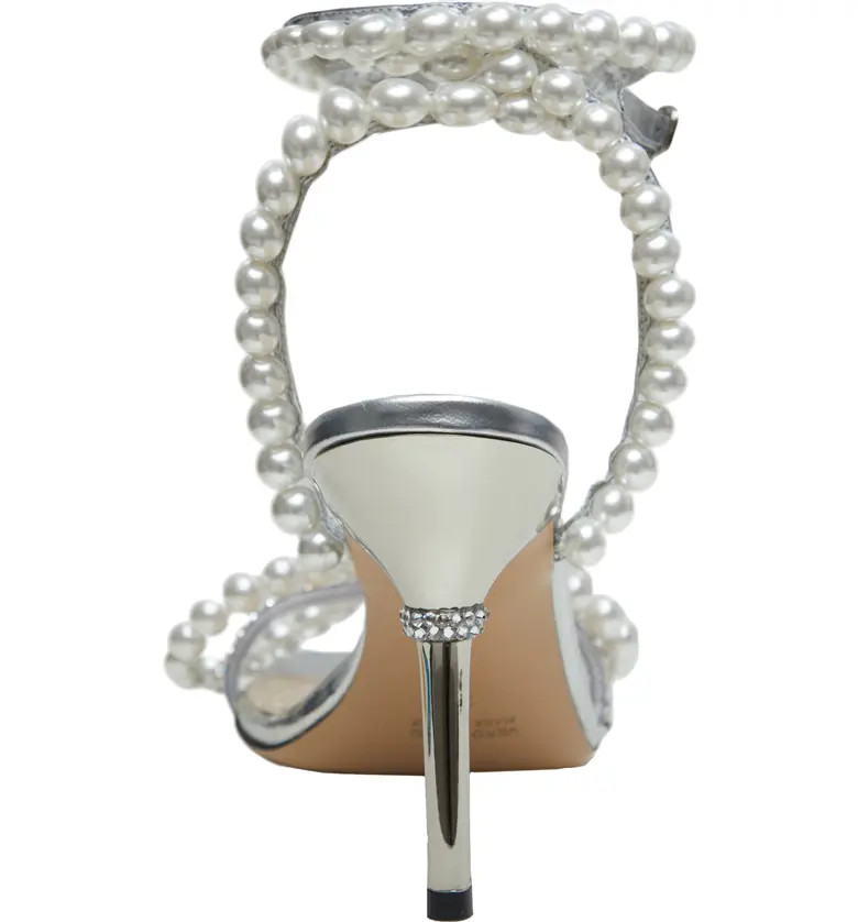Mach & Mach Imitation Pearl Bow Sandal | Nordstrom | Nordstrom