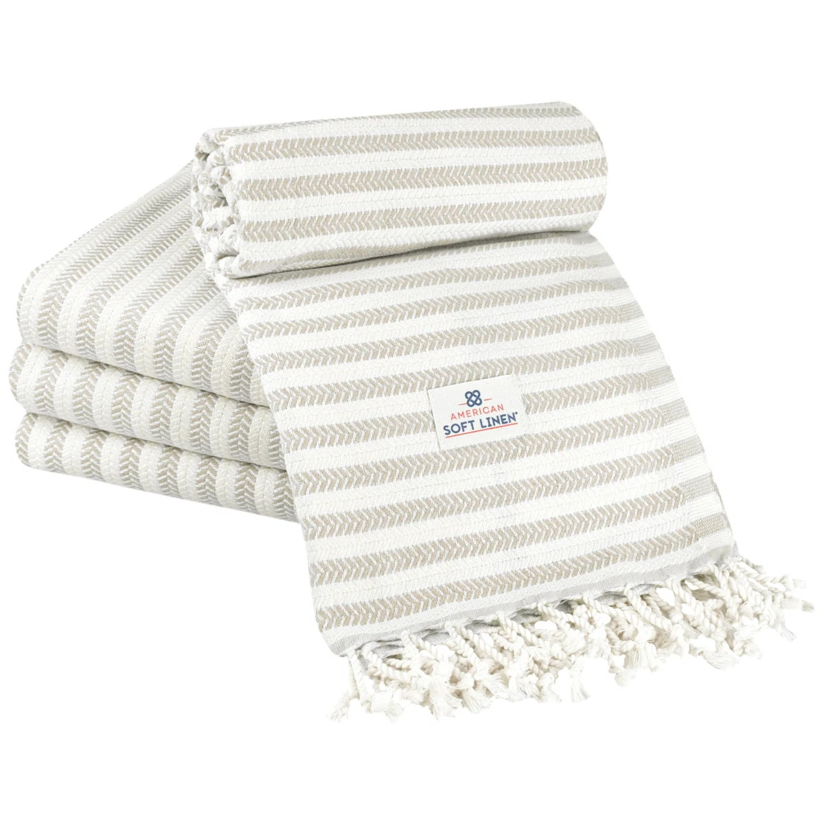 40x70" Size 4 Pack Turkish Peshtemal Beach Towels (Set of 4) | Wayfair North America
