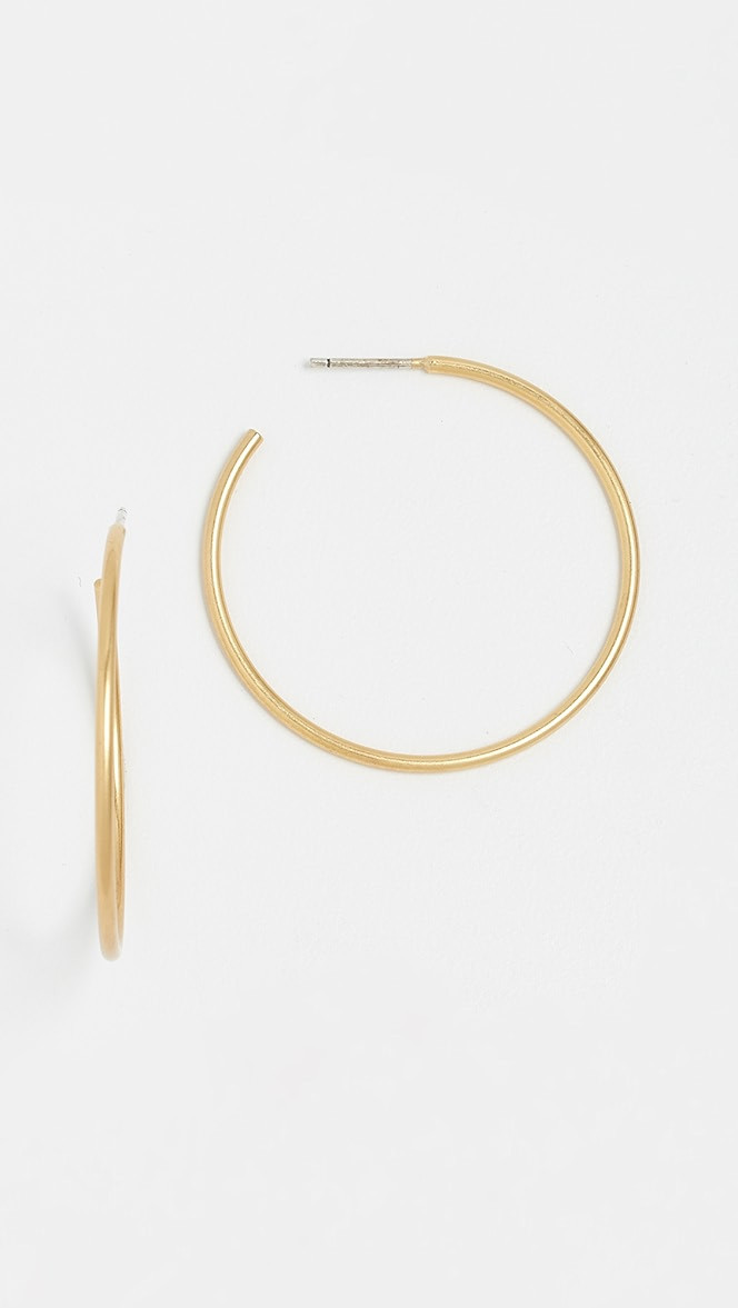 Medium Hoop Earrings | Shopbop