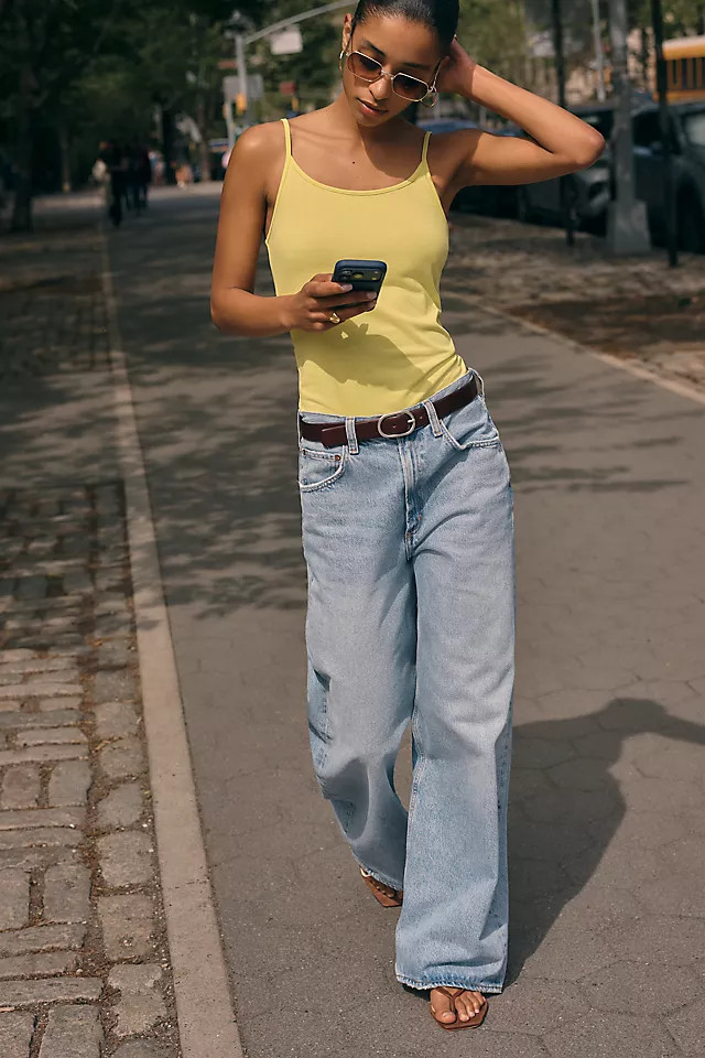 Larsen High Rise Relaxed Flare Jeans | Anthropologie (US)