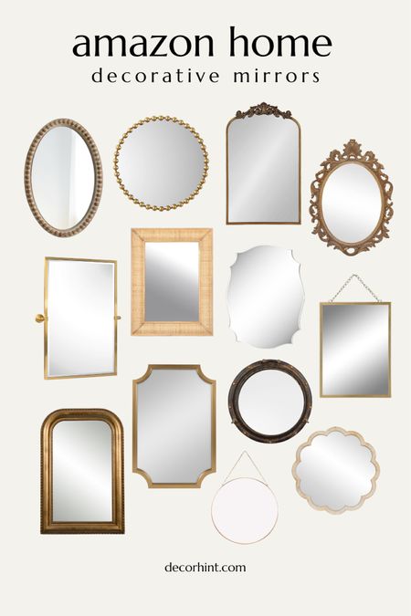 Decorative mirrors from Amazon

#LTKFindsUnder50 #LTKHome #LTKFindsUnder100
