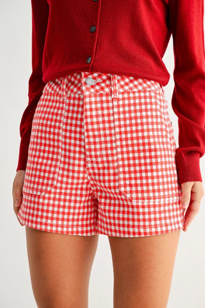 Cherry Gingham Short | The Collection Texas