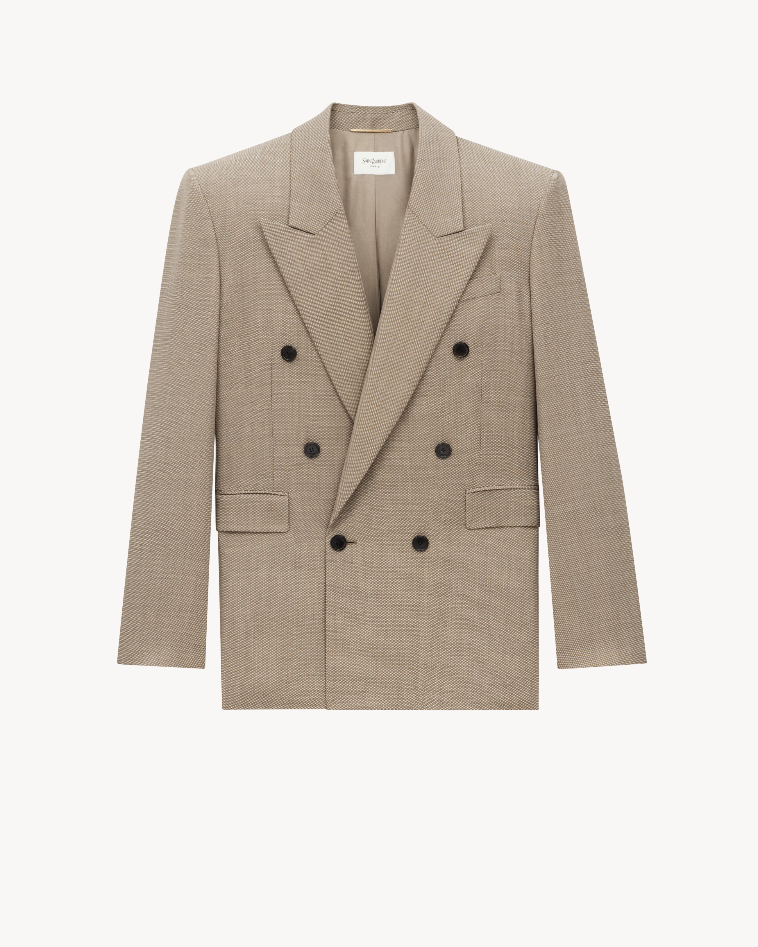 jacket in caviar wool | Saint Laurent Inc. (Global)
