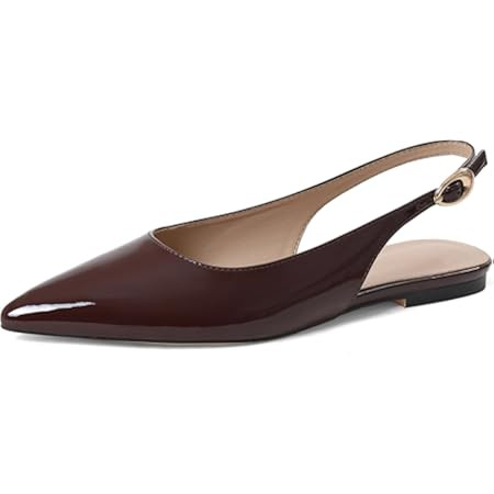 DREAM PAIRS Women's Slingback Dress Ballet Flats | Amazon (US)