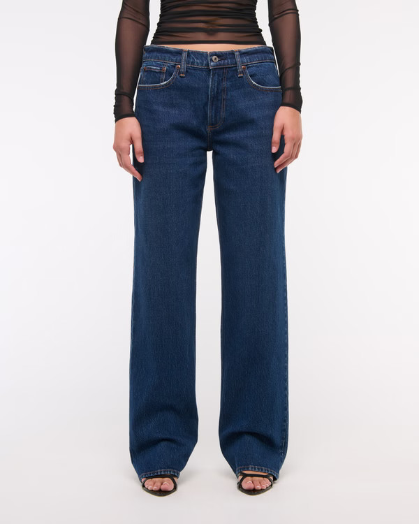 Women's Low Rise Baggy Jean | Women's Clearance | Abercrombie.com | Abercrombie & Fitch (US)