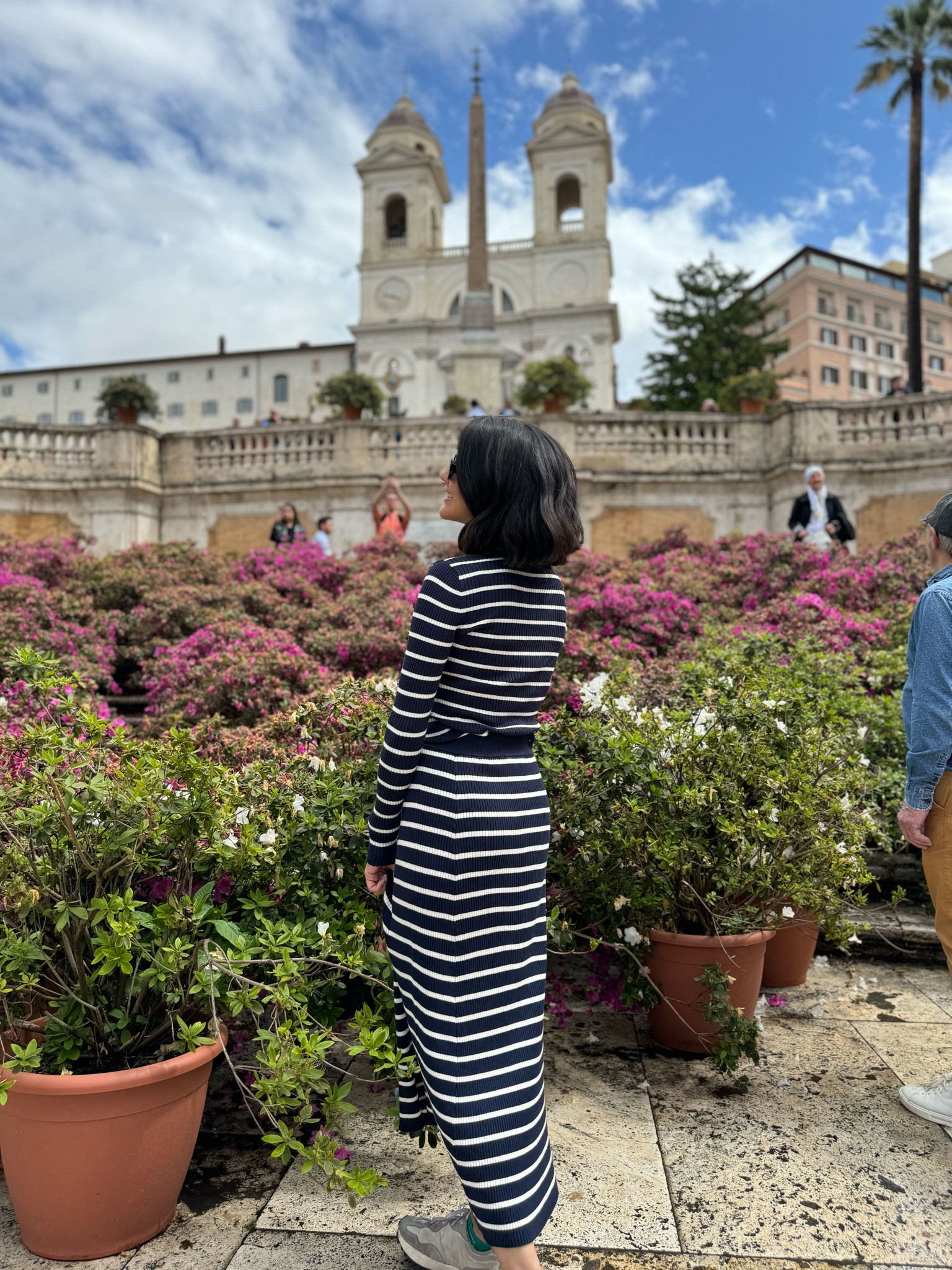 Matching striped set for a day in Rome 🇮🇹 

#LTKTravel