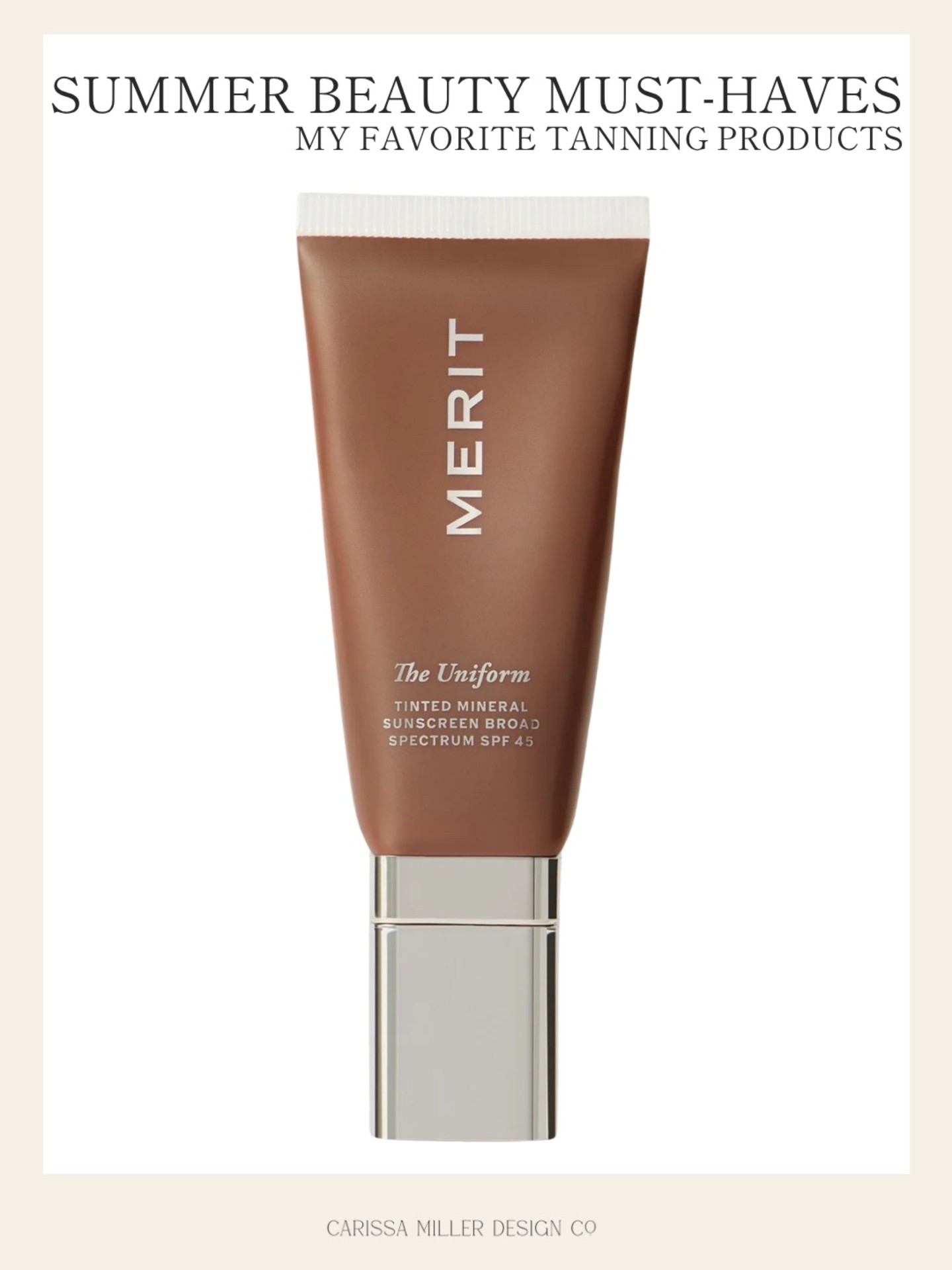 Emmy and I have been trying this tinted sunscreen, and have loved it so far.