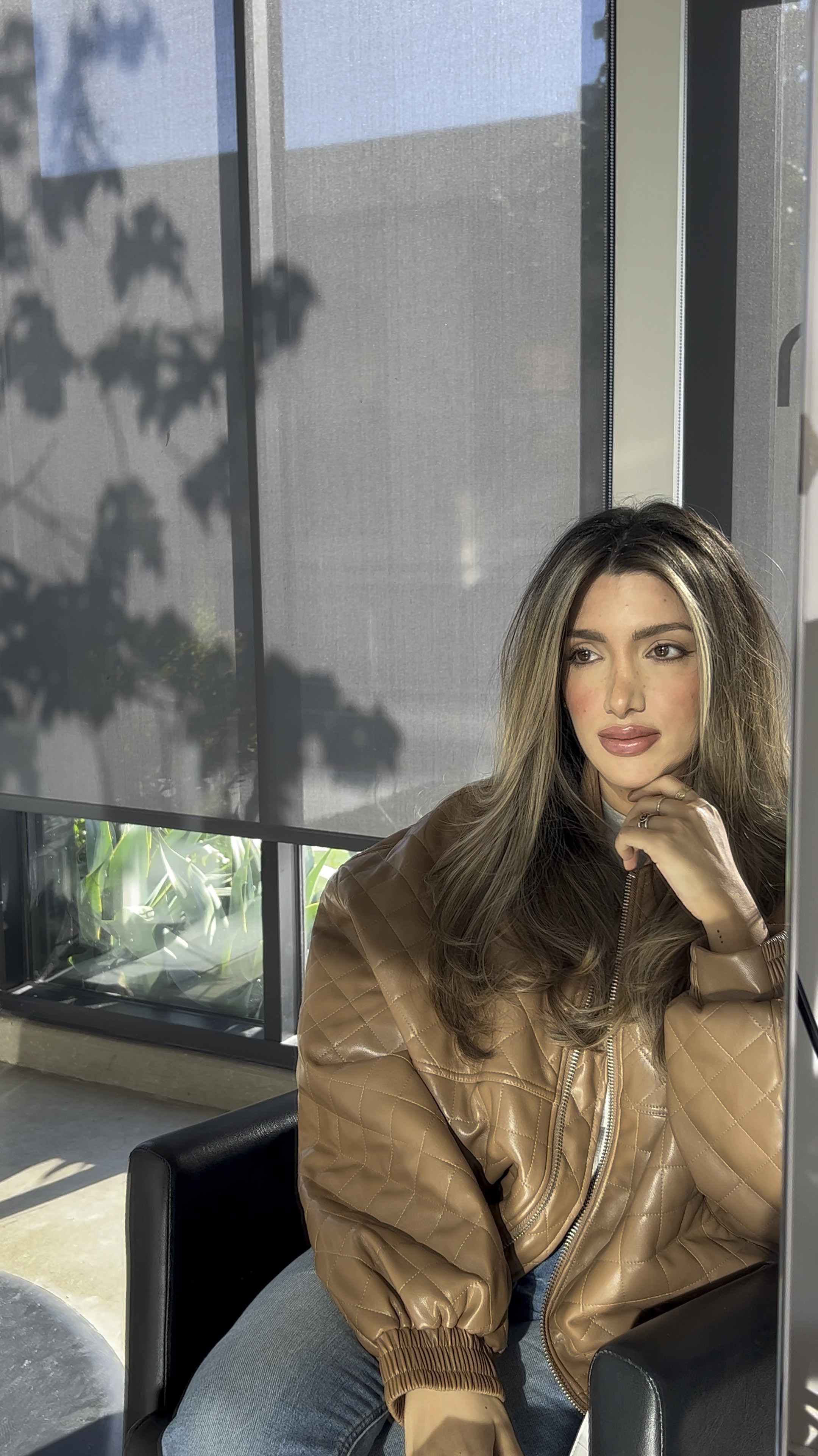 POV: you bought the most camel faux leather beautiful quilted bomber for fall 🧥 #falljacket #quilted 

#LTKGiftGuide #LTKHoliday #LTKSeasonal