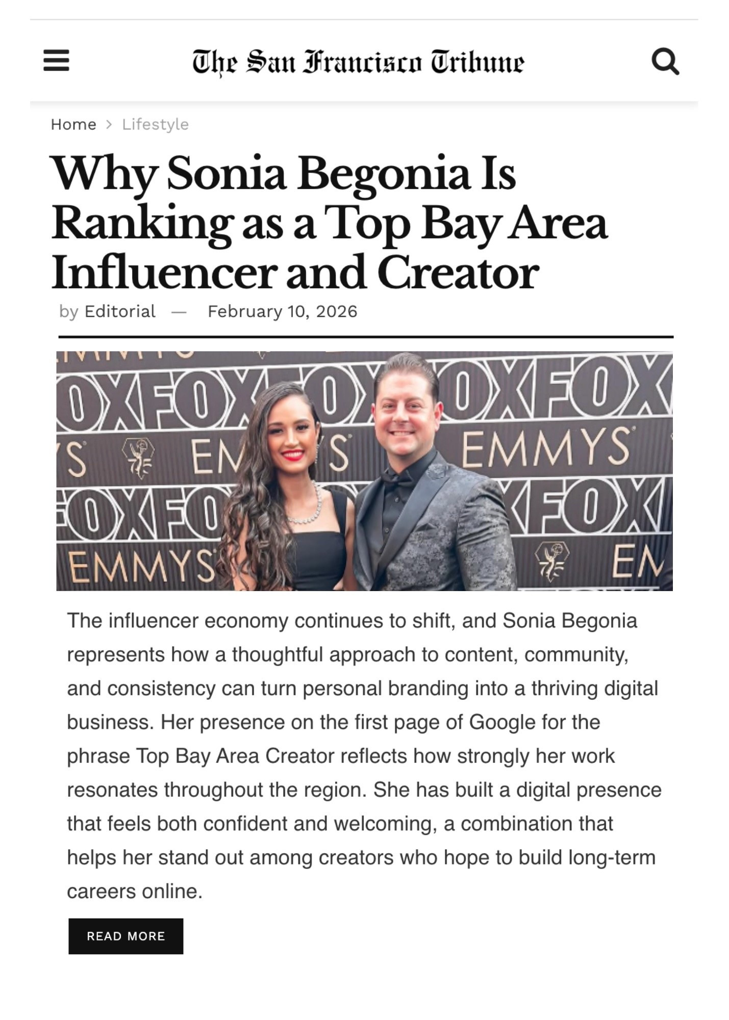 San Francisco Tribune feature is LIVE this week!! This is my year. ❤️ 


#SanFranciscoCreator #SanFranciscoInfluencer #SanFranciscoContentCreator #SanFranciscoBlogger #SanFrancisco 

#LTKstorytime