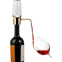White Electric Wine Aerator Pourer, Electric Wine Dispenser, Wine Airarator, Wine Pump, Wine Dispens | Amazon (US)