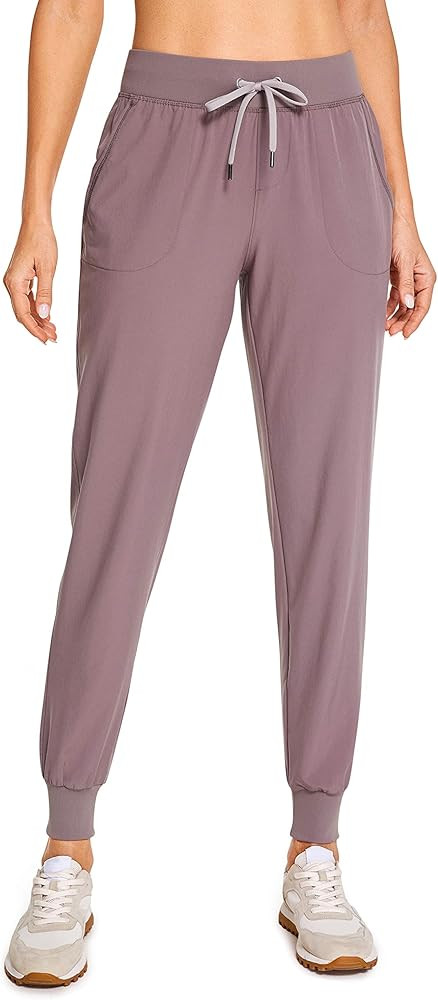 CRZ YOGA Women's Lightweight Joggers Pants with Pockets Drawstring Workout Running Pants with Ela... | Amazon (US)