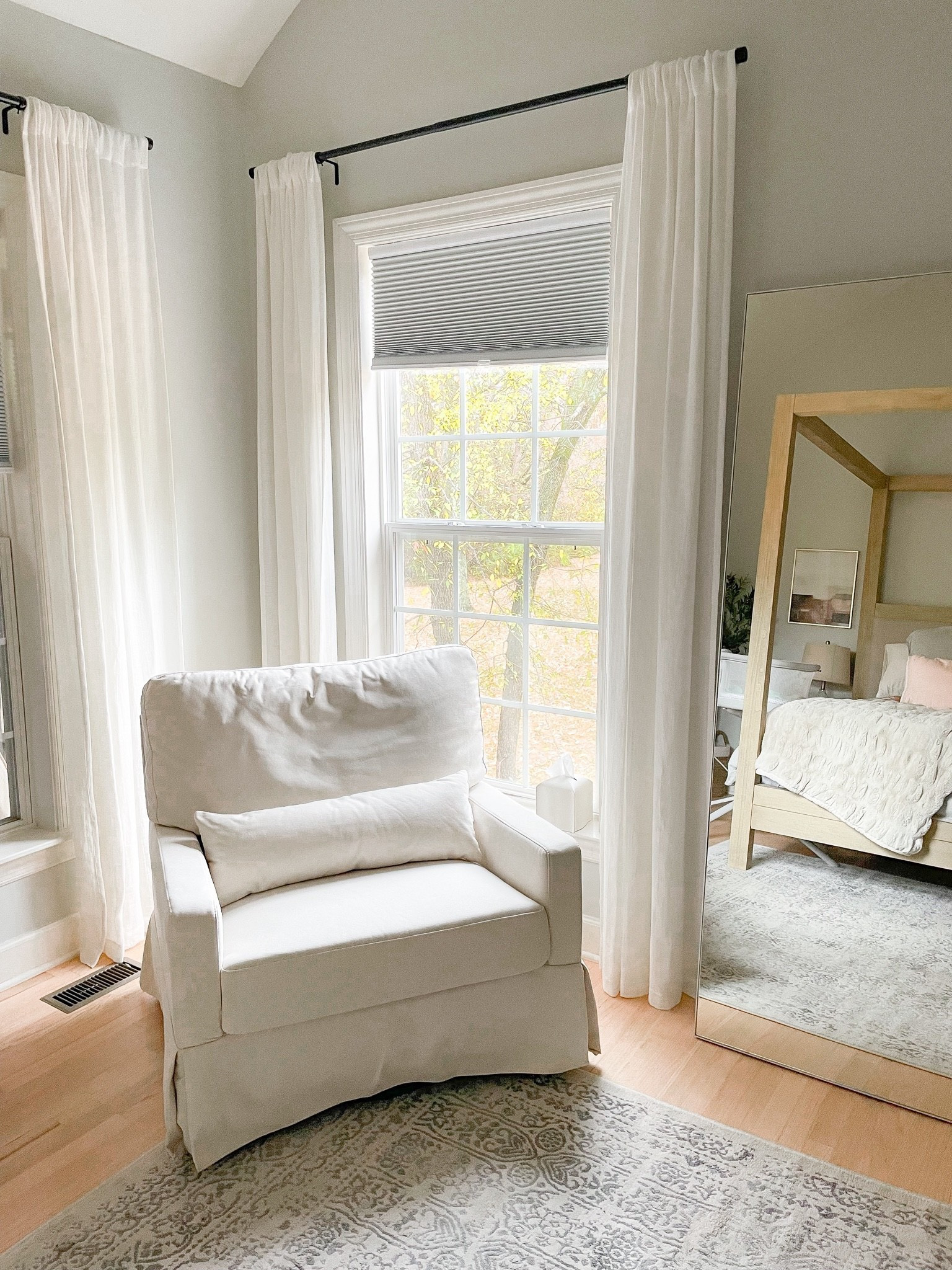 Glider chair. Nursery chair. Recliner. Blackout shades. Curtains  

#LTKbaby #LTKkids #LTKhome