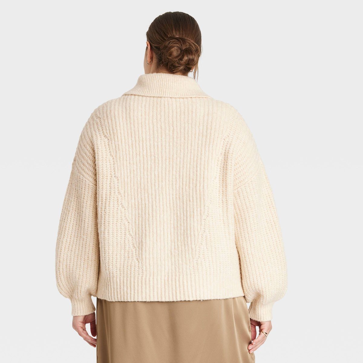 Women's Quarter Zip Pullover Sweater - A New Day™ | Target