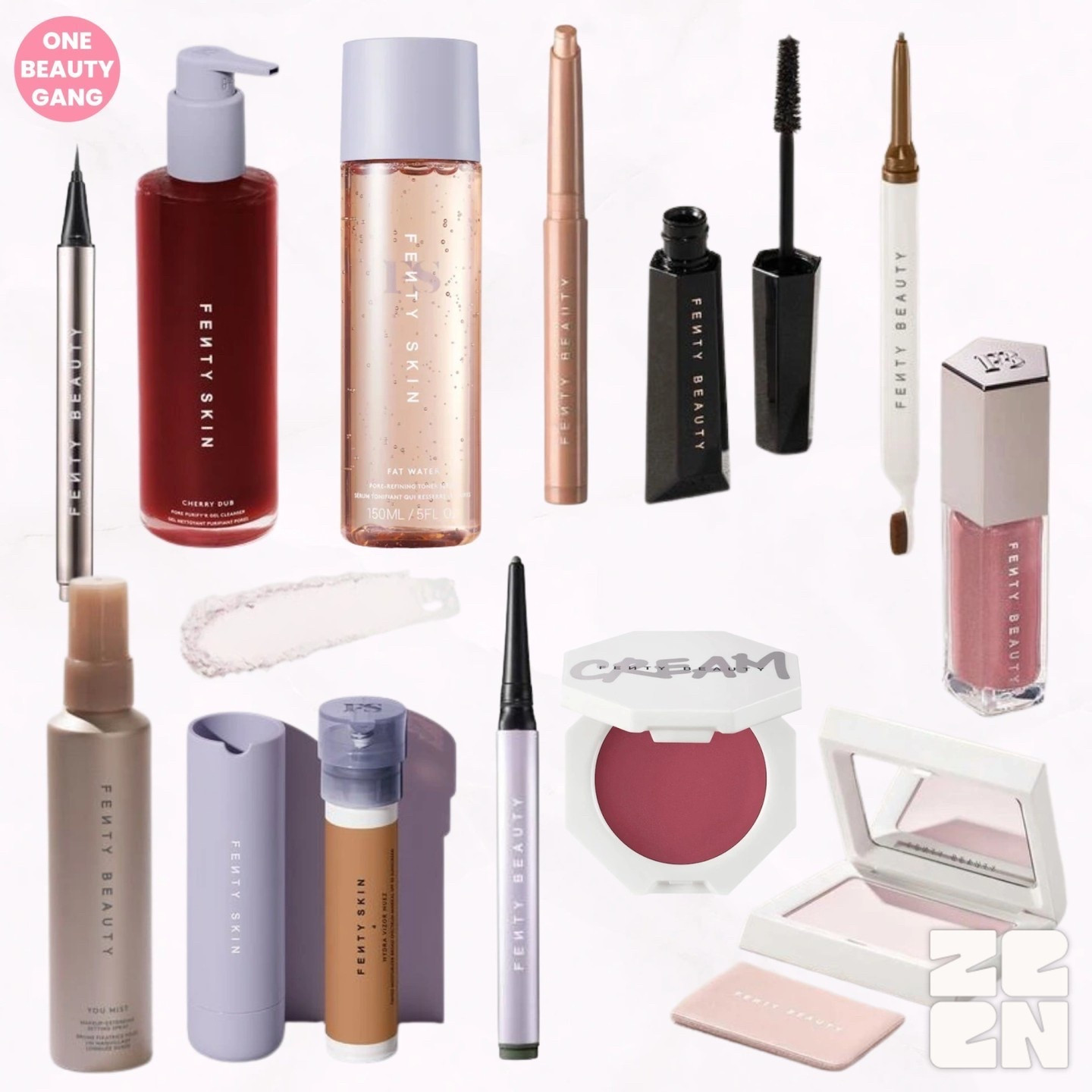 The perfect combo of skincare and makeup – all thanks to Fenty!💄

★ Prepping my skin with Fenty Skin's Cherry Dub cleanser 🍒 and Fat Water toner 💦, then creating a flawless look with Fenty Beauty's iconic products. @fentybeauty @fentyskin 

★ These are absolute staples in my routine. 💁🏻‍♀️

★ Link In Bio to shop this post!🛍🔗

#FentyBeauty #FentySkin #SkincareAndMakeup #BeautyRoutine #FlawlessSkin #MakeupLook #OneBeautyGang