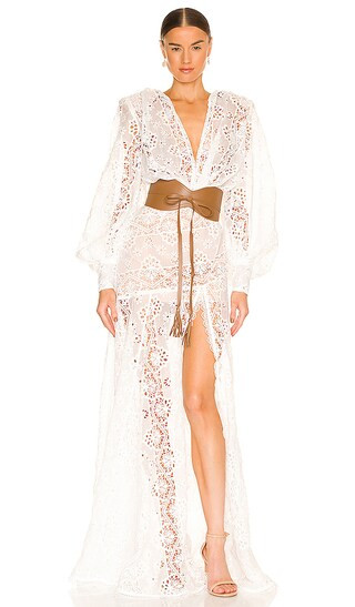 Adele Gown in White | Revolve Clothing (Global)