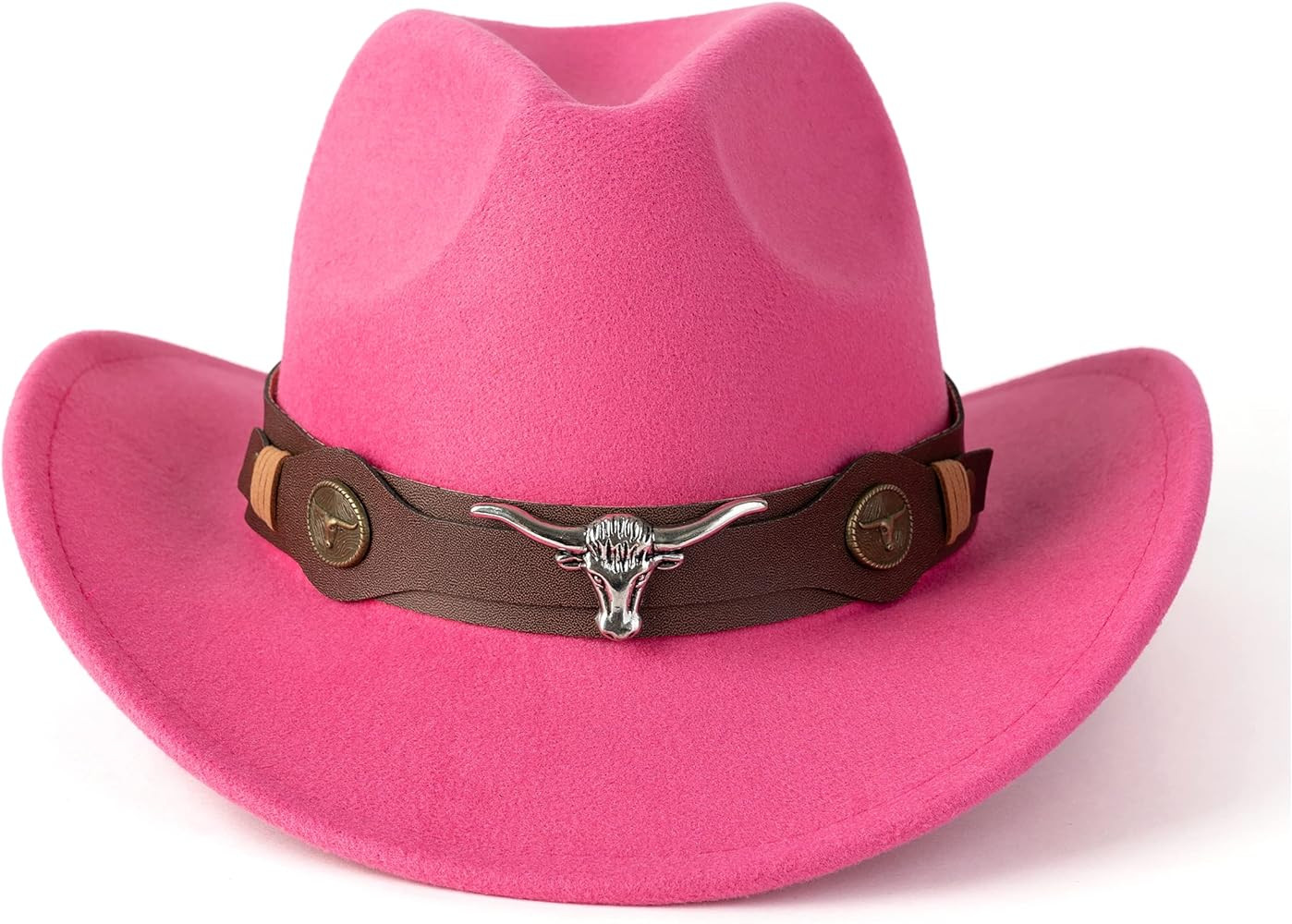 Gossifan Classic Womens Western Cowboy Cowgirl Hats with Wide Belt | Amazon (US)