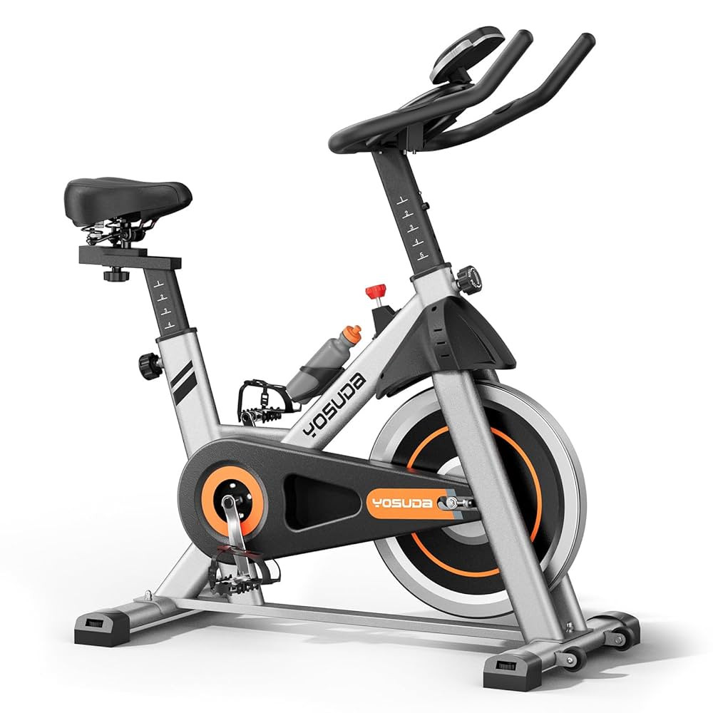 YOSUDA Exercise Bike, Brake Pad Stationary Bike for Home with Exclusive App, Magnetic Indoor Cycl... | Amazon (US)