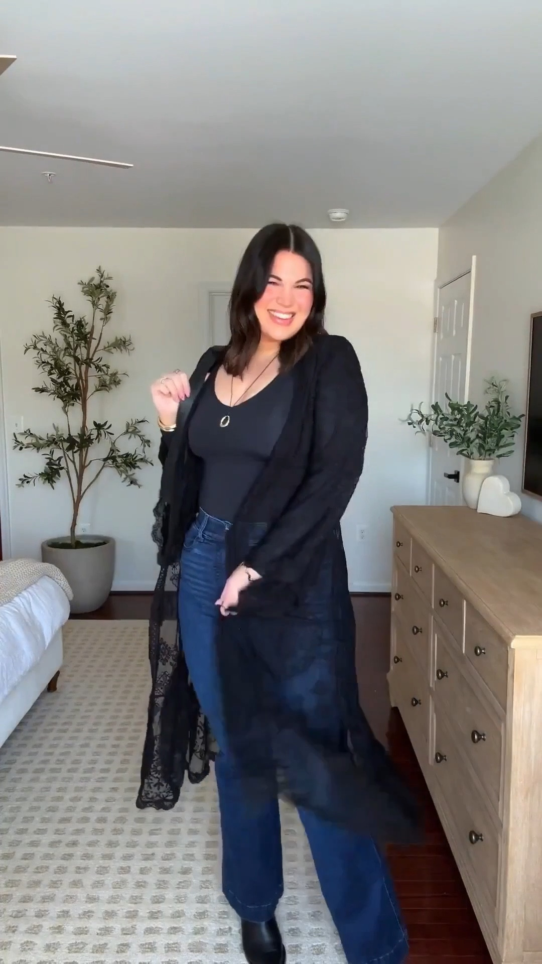 Had a request to share an outfit with cowboy boots 🤠 I shared one with a skirt at the beginning of Jan but I also wanted to share another option with denim if that’s more of your vibe! And these jeans 😮‍💨🔥

Jeans - size 10L @Torrid 
Long sleeve - xl 
Lace top - 0
Boots - 10 wide calf 



#LTKMidsize #LTKFestival #LTKSeasonal