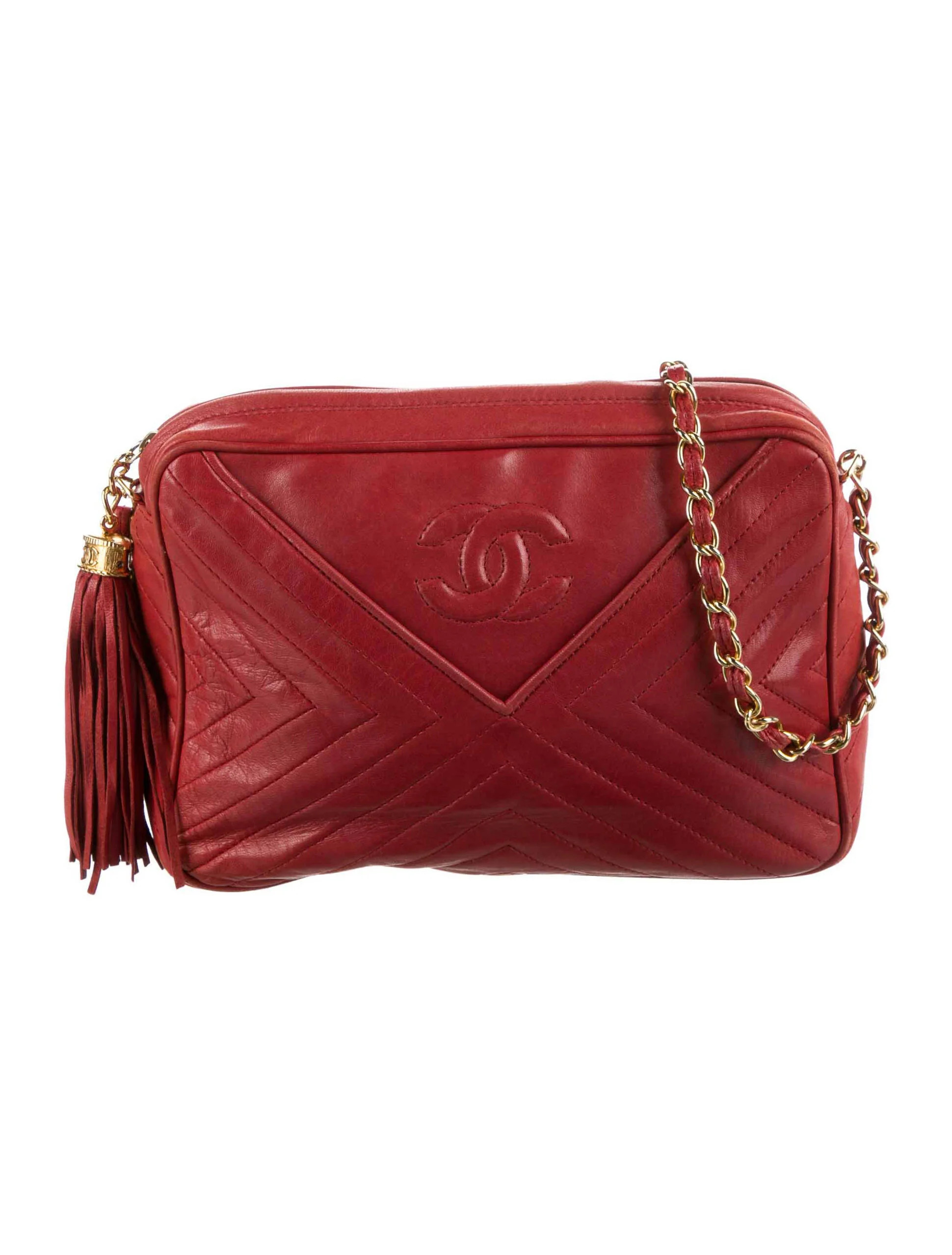 Chevron CC Camera Bag | The RealReal