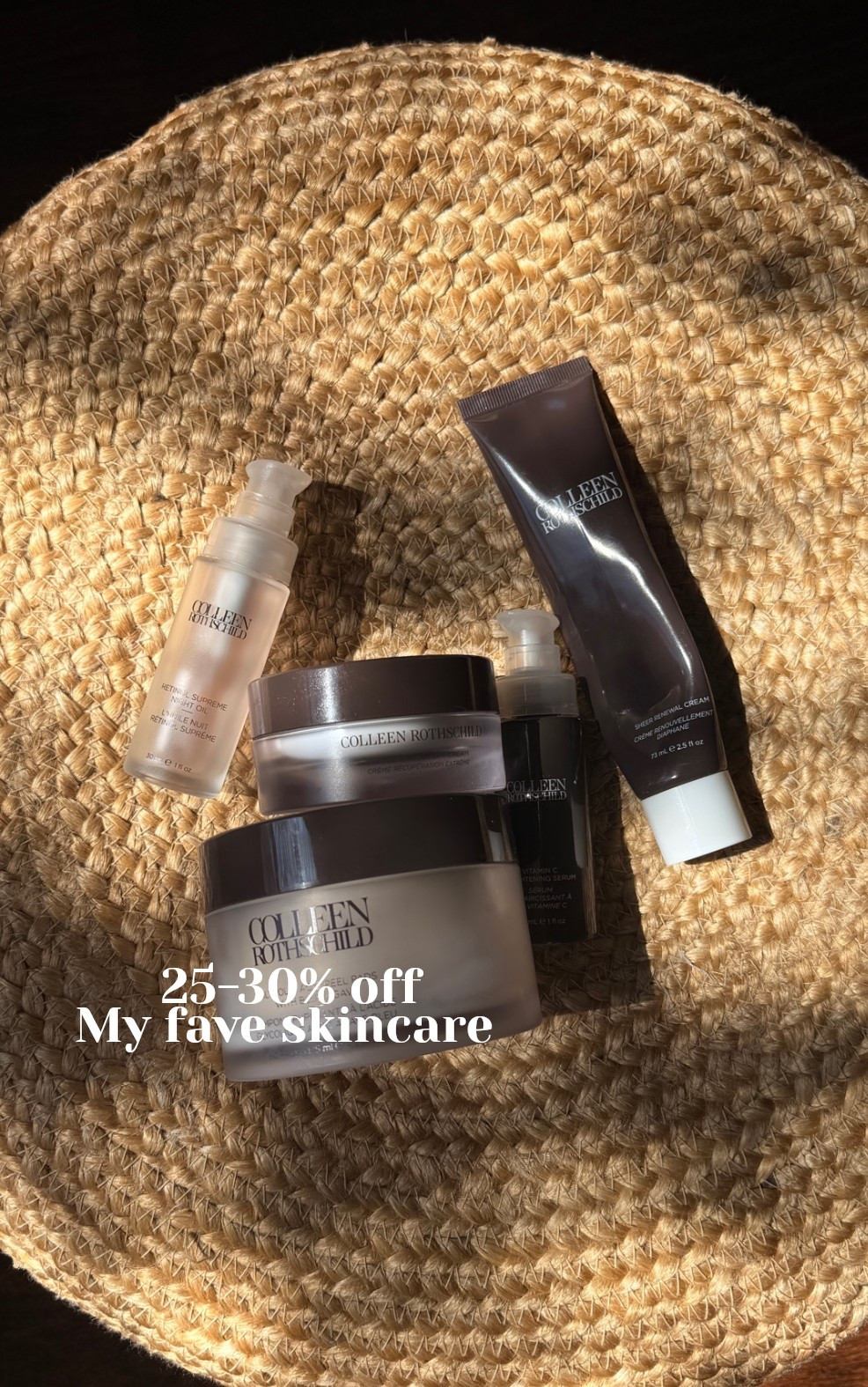 @Colleen Rothschild sale started today 
25% off sitewide. If order is >$150 you will get 30% off!!