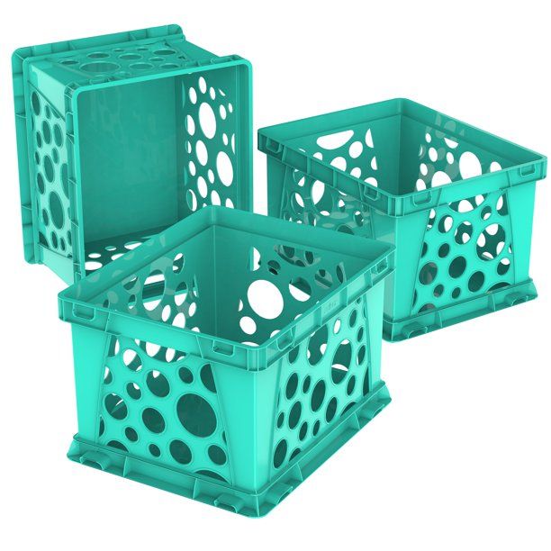 Mini Crate, Classroom Teal (3 units/pack) | Walmart (US)