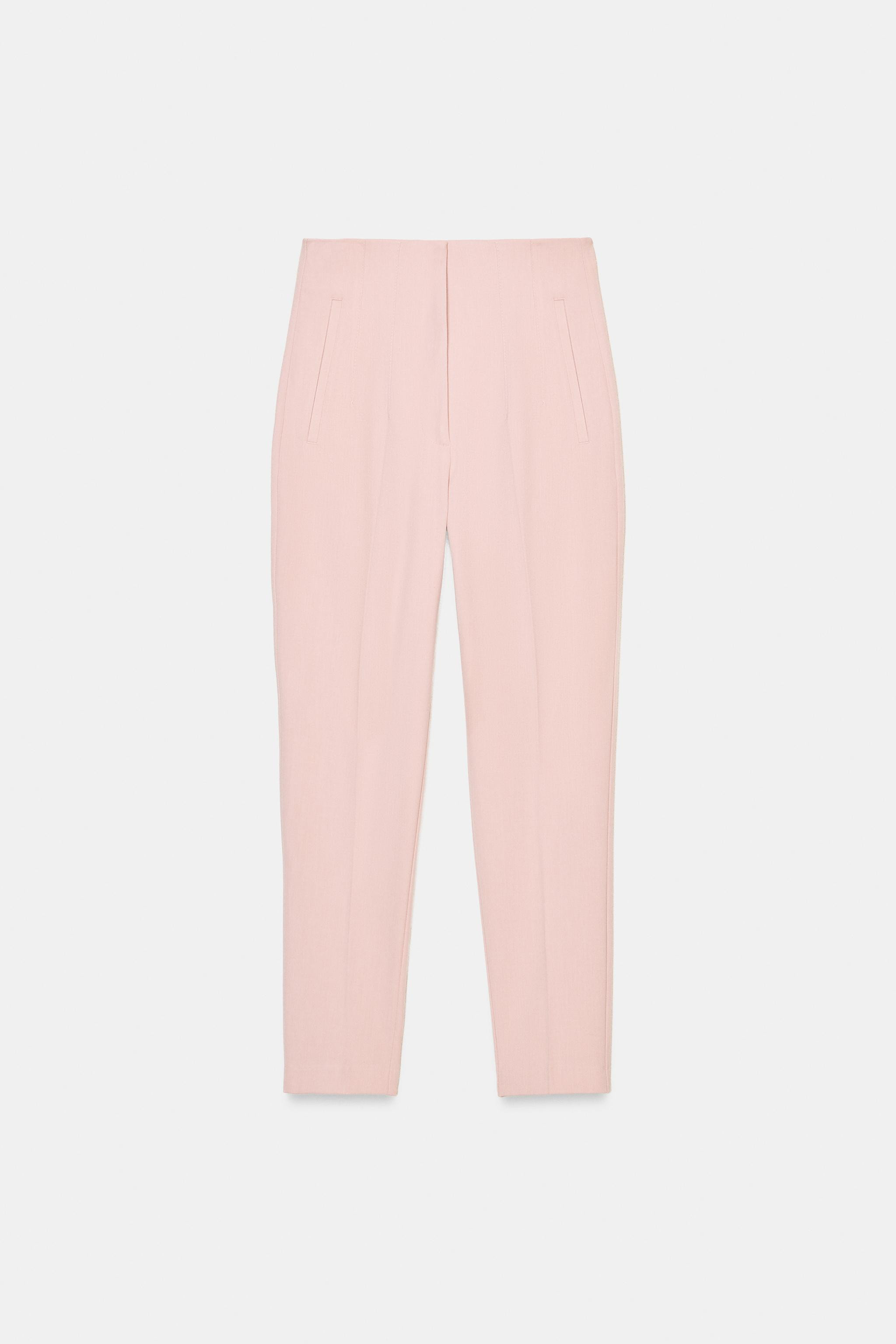 HIGH-WAISTED ANKLE PANTS | Zara US