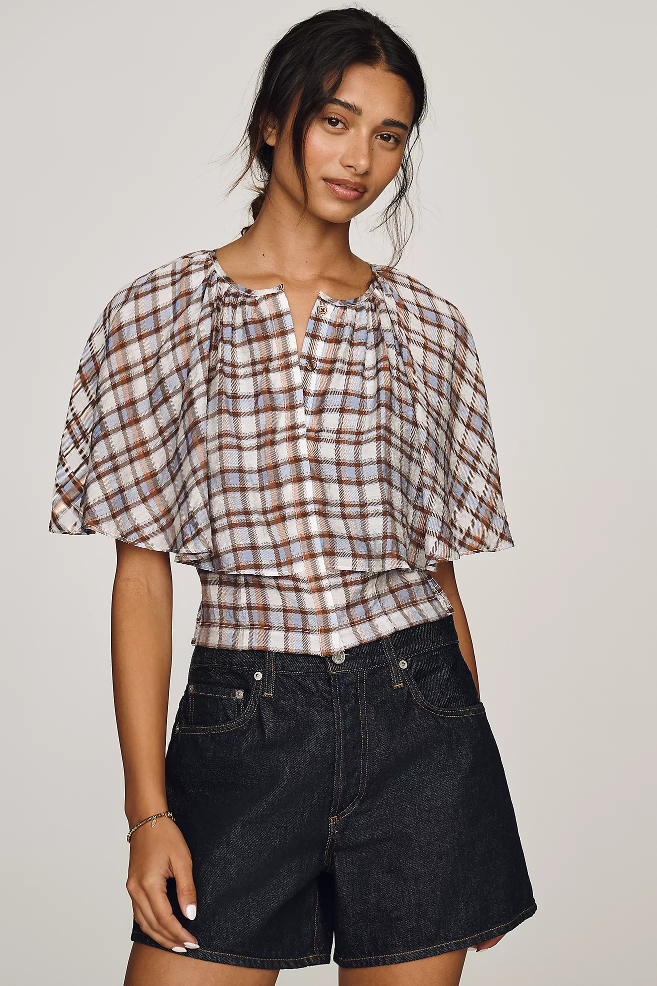 Maeve Cape Top | Anthropologie (US)