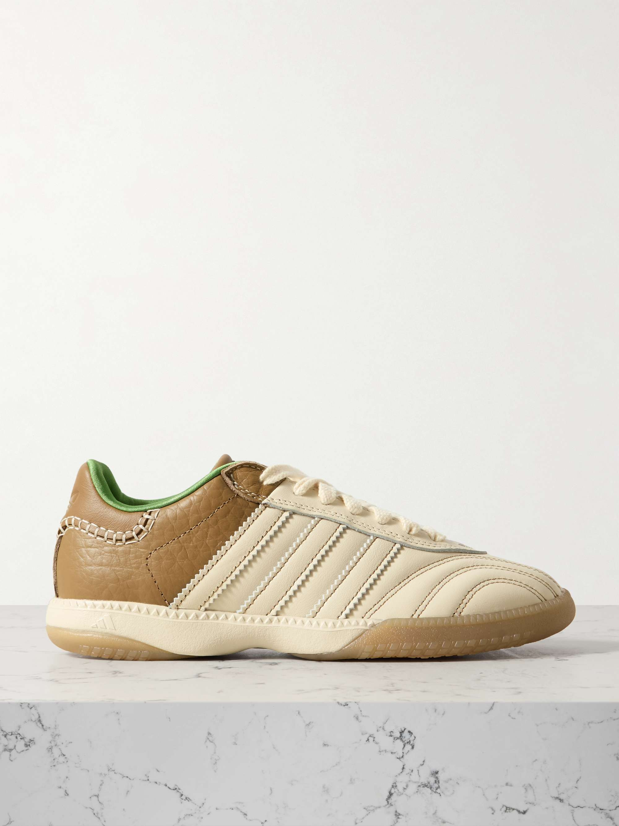 ADIDAS ORIGINALS+ Wales Bonner Samba Millenium leather sneakers | NET-A-PORTER (US)