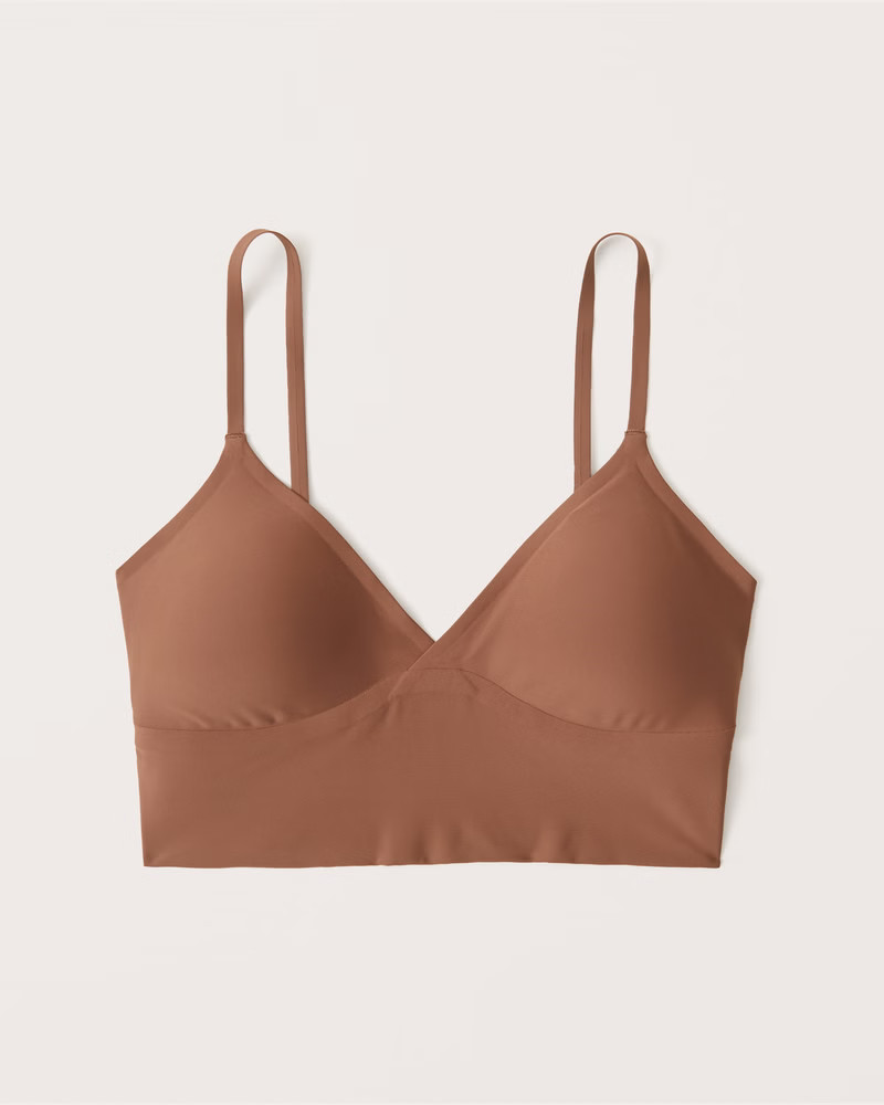 Curve Love Next to Naked Triangle Bralette | Abercrombie & Fitch (US)