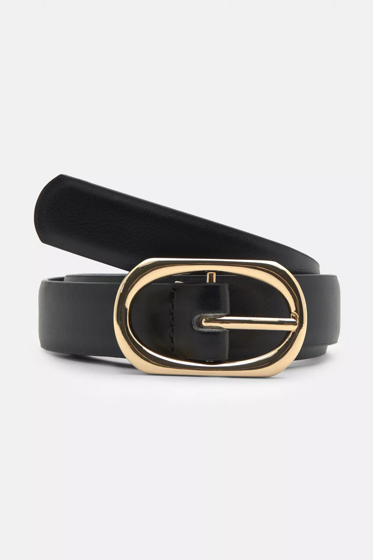 Black belt with retro buckle | PULL and BEAR UK