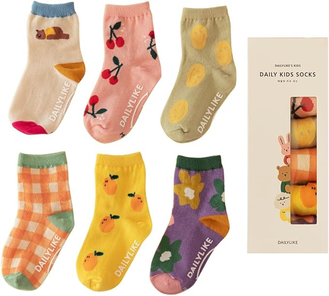 Baby Boys Girls Non Slip Grip Ankle Socks with Anti Skid Grippers for Infants Toddlers Kids 6 Pai... | Amazon (US)