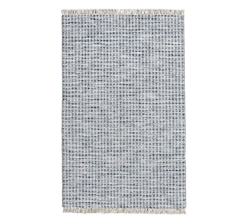 Oden Eco-Friendly Indoor/Outdoor Rug, 8x10', Blue | Pottery Barn (US)