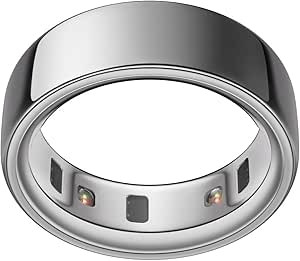 OURA Ring 4 - Silver - Size 6 - Smart Ring | Size First Ring 4 Sizing Kit | Sleep Tracking Wearab... | Amazon (UK)