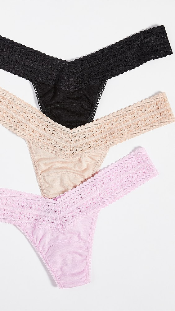Dream Low Rise Thongs 3 Pack | Shopbop