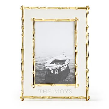 Gold Bamboo Border Photo Frame | Mark and Graham