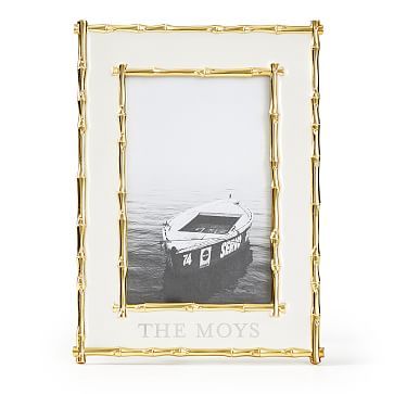 Gold Bamboo Border Photo Frame | Mark and Graham