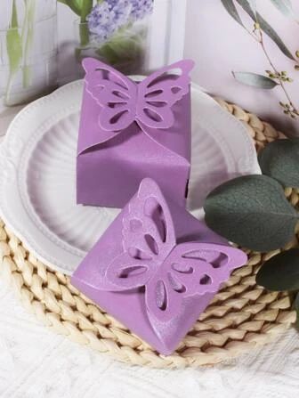 10pcs Paper Gift Box, Modern Butterfly Decor Gift Box For Home, Party | SHEIN