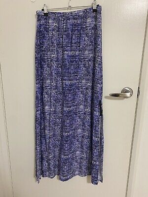 JEANSWEST size 12 stretch waist long skirt | eBay AU