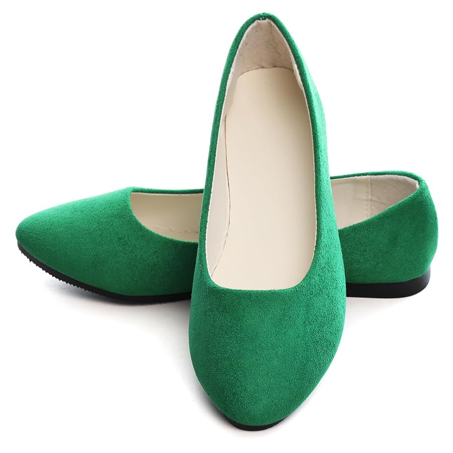 Dear Time Women Block Heel PU Pointed Toe Pumps Shoes | Amazon (US)