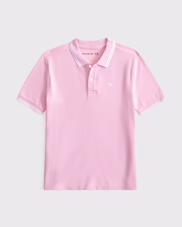 boys icon pique polo | boys tops | Abercrombie.com | Abercrombie & Fitch (US)