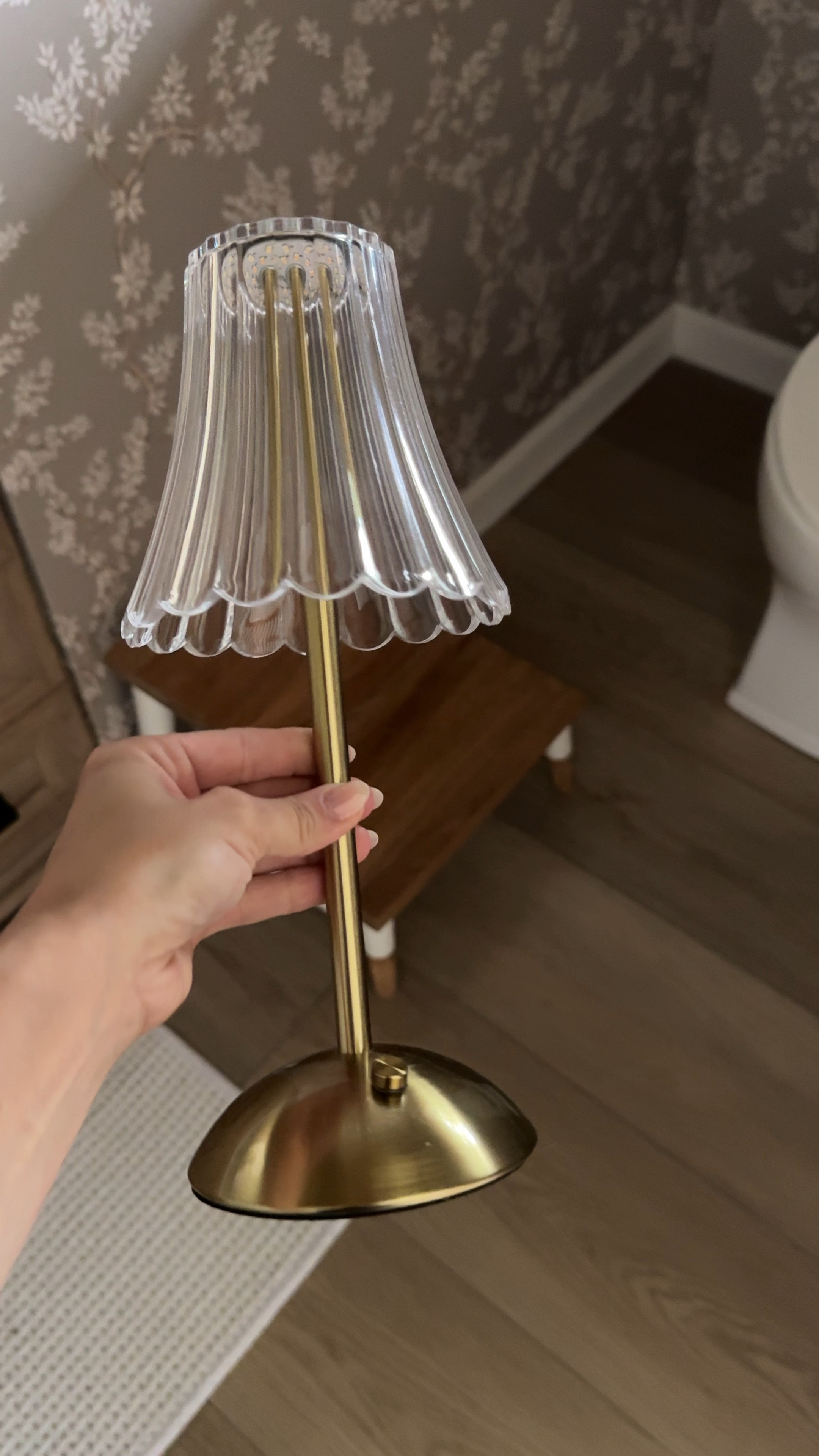 This adorable cordless lamp is perfect for styling any space! It has 3 different light settings and is rechargeable!

Cordless Lamp | Table Lamp | Home Decor | Lighting 

Come Stay Awhile, Amanda Vernaci