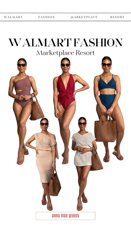 If you are still looking for swimsuits for the Summer @walmartfashion did it again! These three swimsuits and coverups are perfect. Love the neutral tones of the coverups and pops of color with the swimsuits. #walmartpartner #walmartfashion

#LTKstyletip #LTKover40 #LTKswim