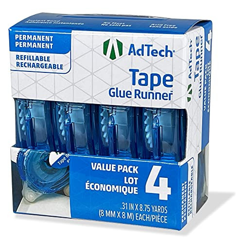 AdTech 5603 Permanent Crafter's Tape, 0.31" x 315", Pack of 4 | Amazon (US)